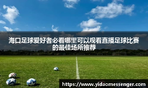海口足球爱好者必看哪里可以观看直播足球比赛的最佳场所推荐